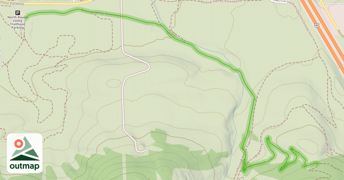 Map of Round Valley Connector