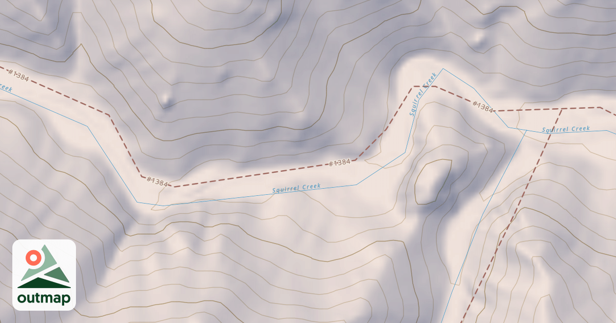Map of Squirrel Creek