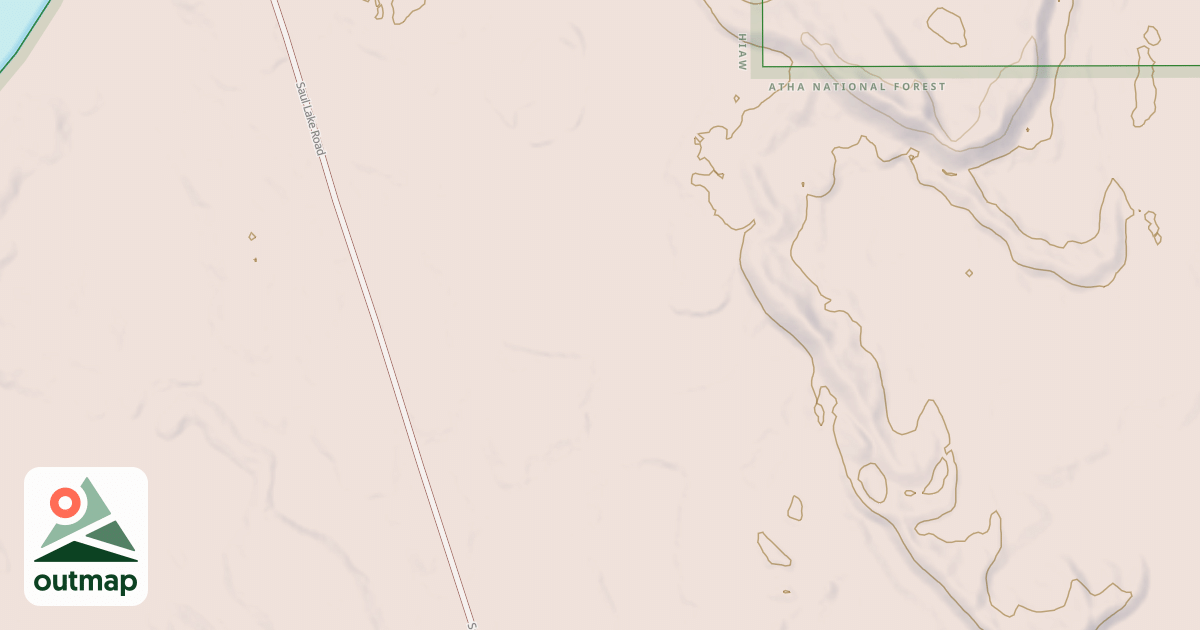Map of SAUL LAKE SPUR A