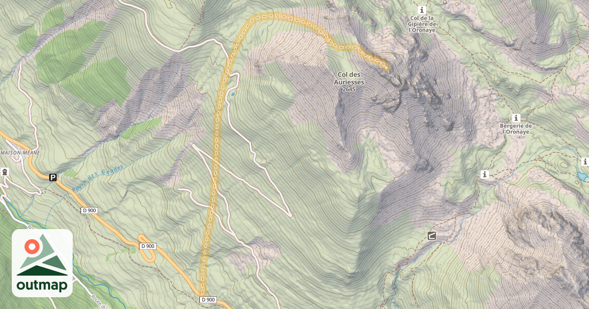 Map of Rocher Peyron — L’Armentière