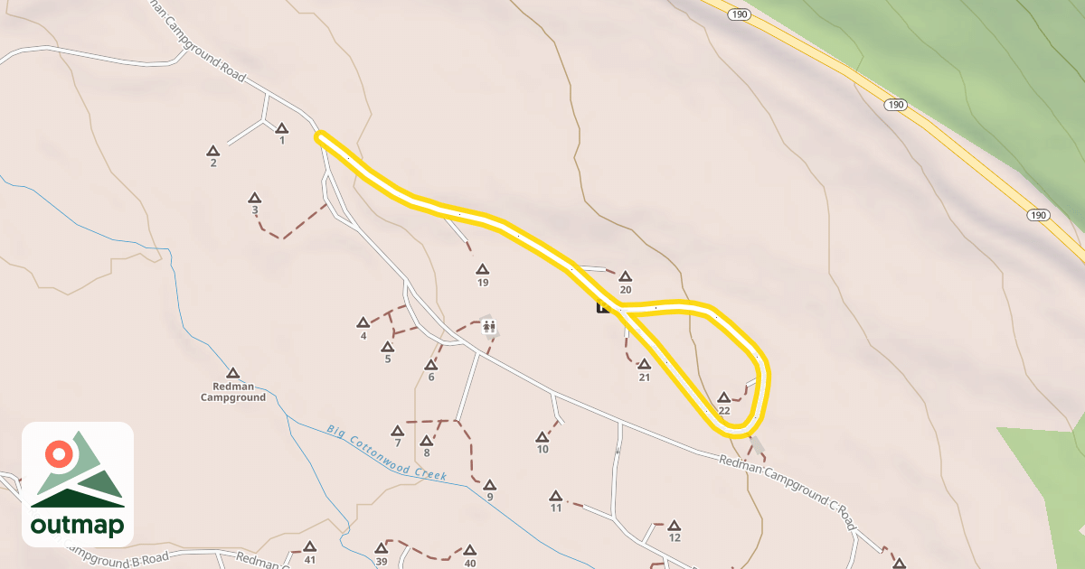 Map of Little Redman