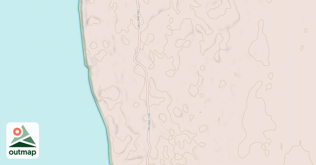 Map of Taku Jeep Trail