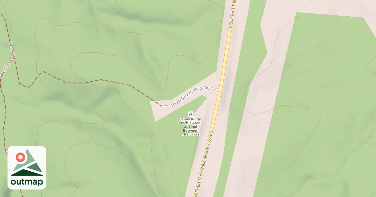 Map of JENNY RIDGE PICNIC