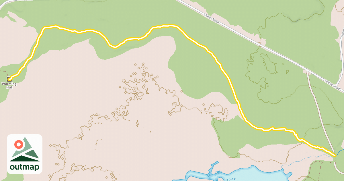 Map of A-East Trail