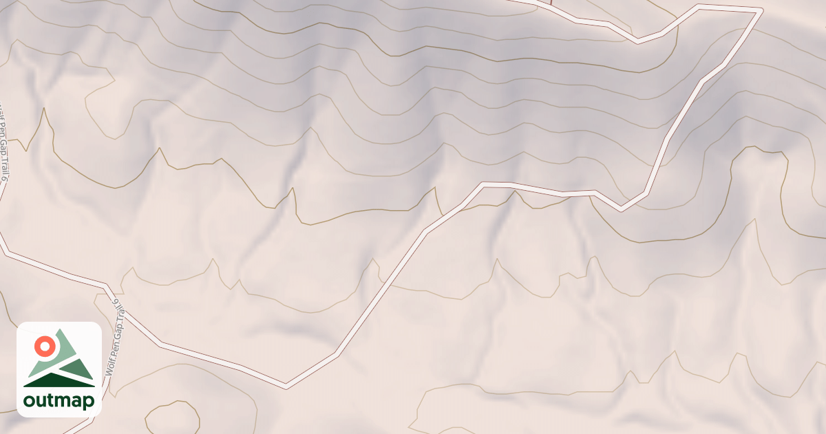 Map of WOLF PEN GAP 826