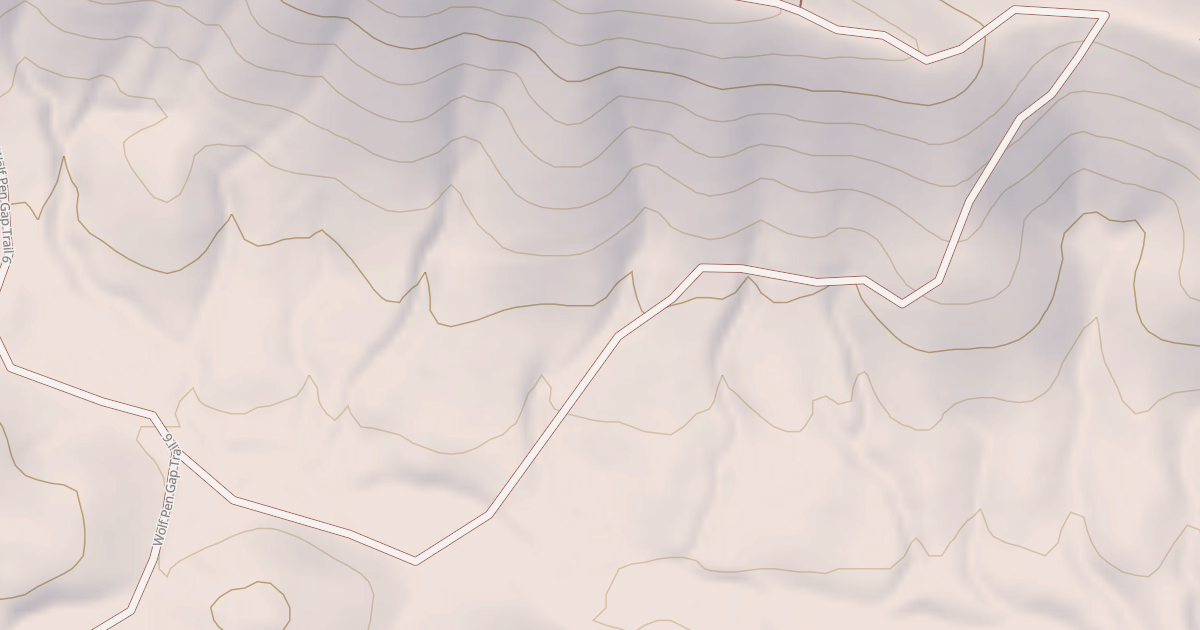 Map preview of WOLF PEN GAP 826