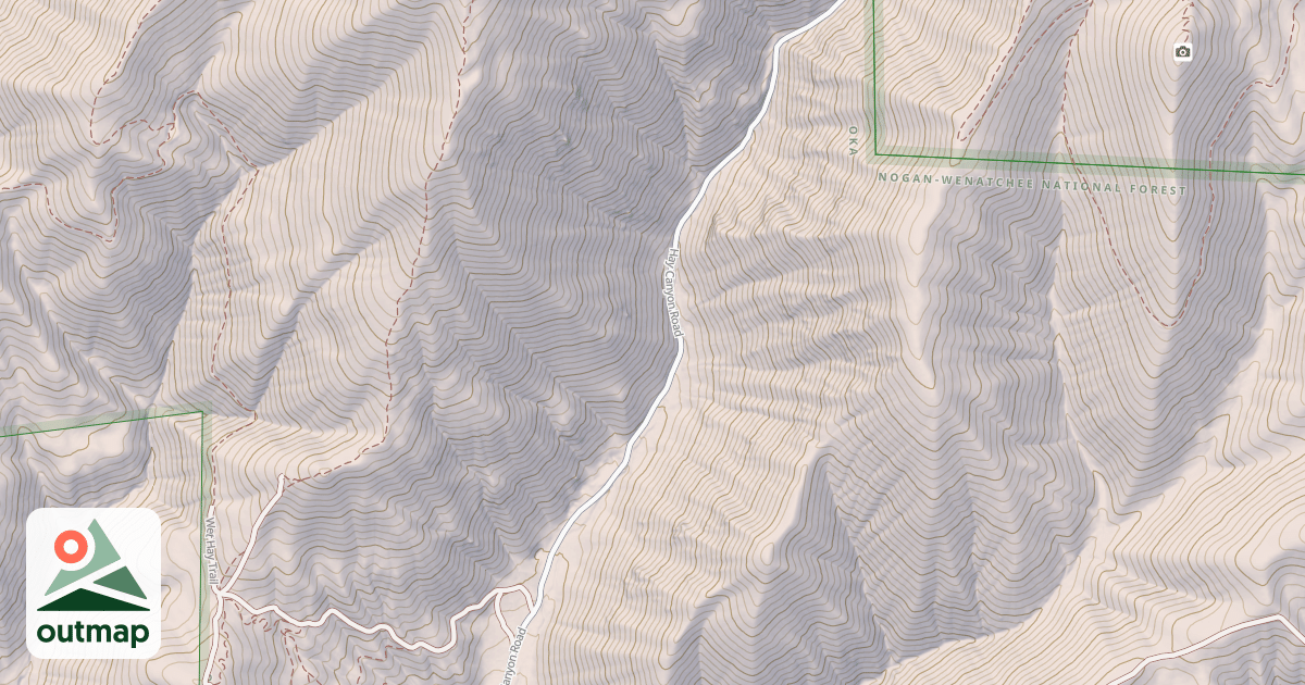 Map of HAY CANYON