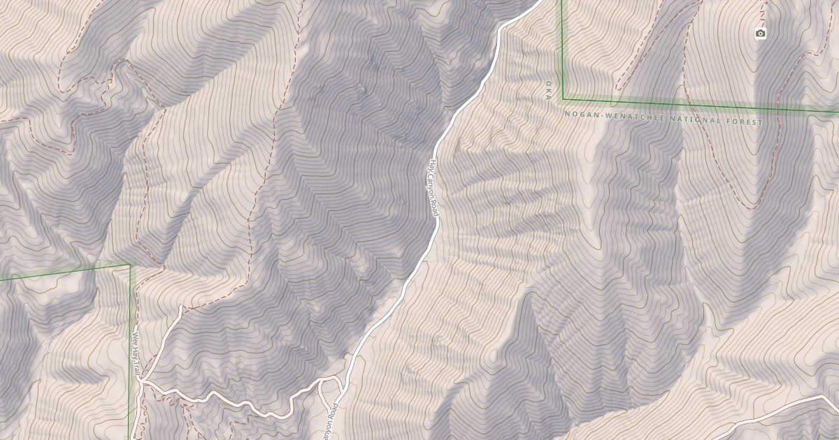 Map preview of HAY CANYON