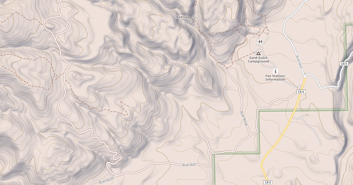 Map preview of BLM National GTLF Public Motorized Roads 156a993a-e19c-4468-b673-c751310068be