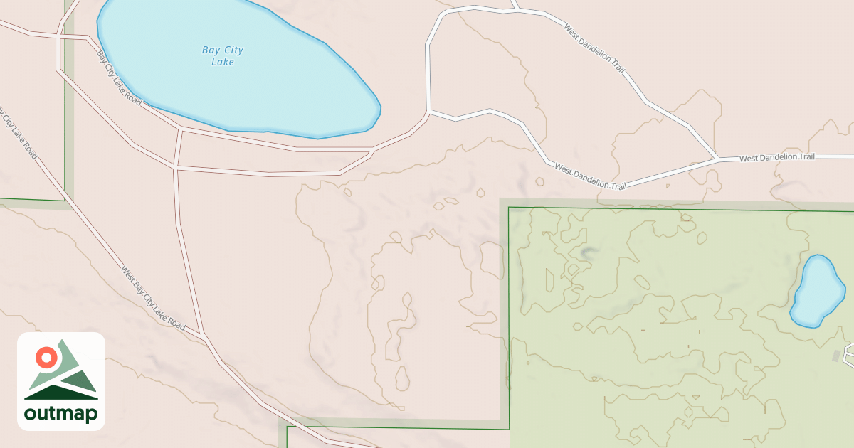 Map of Bay City Lake Trail