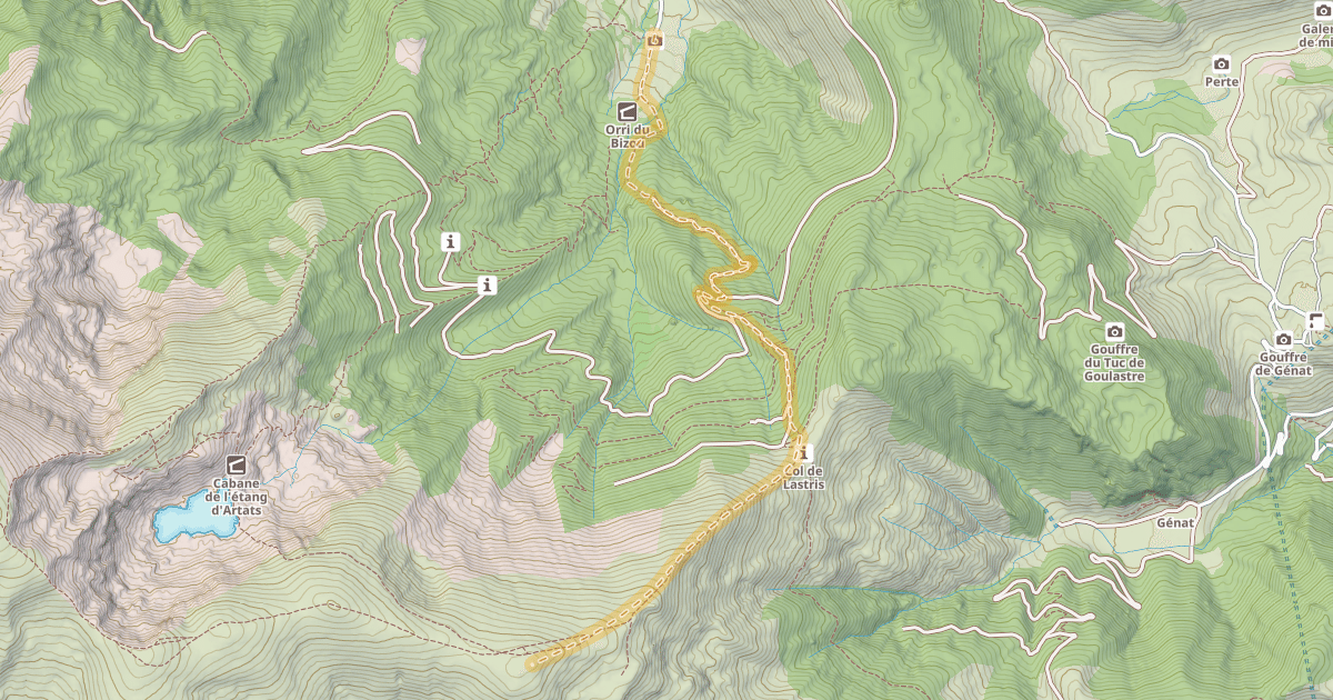 Map preview of Roc de Querquéou — Lagrange