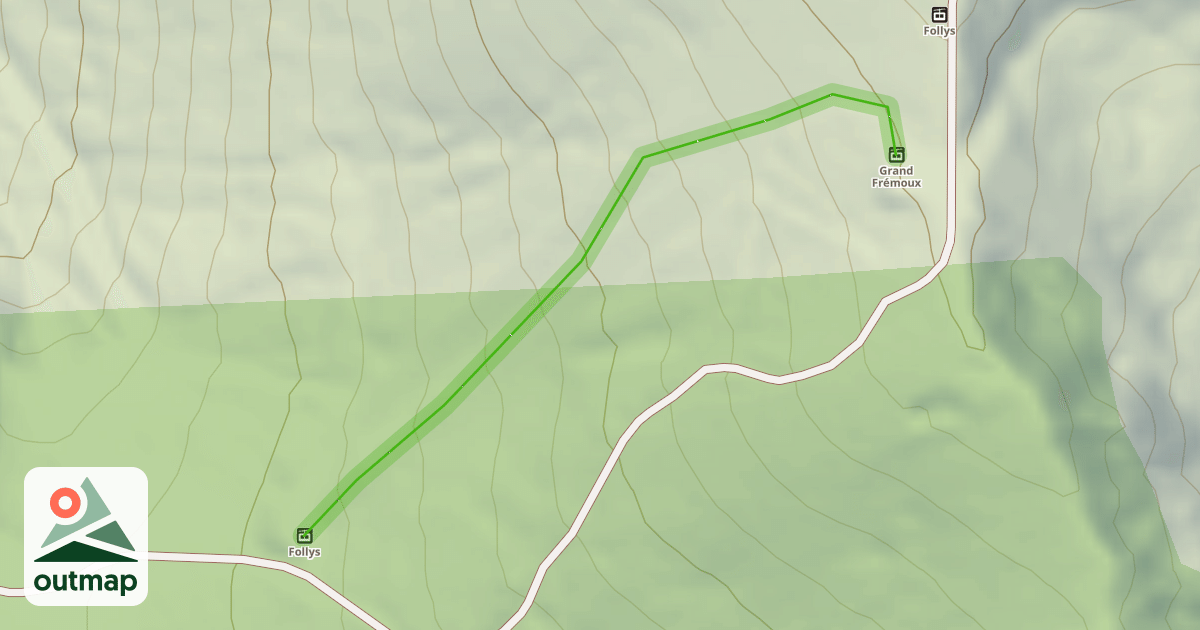 Map of L'Ecuelle