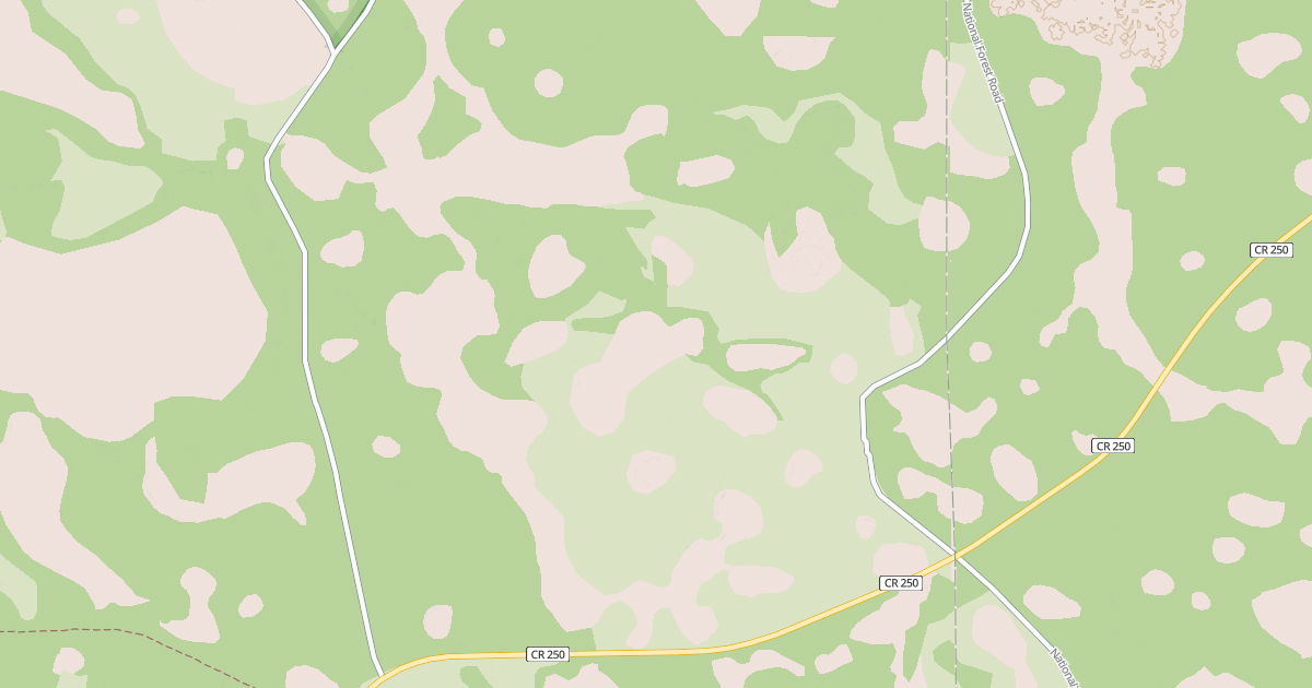 Map preview of USFS National Forest System Roads {C32B0032-9902-41EA-A48E-C5E1797AB5B6}