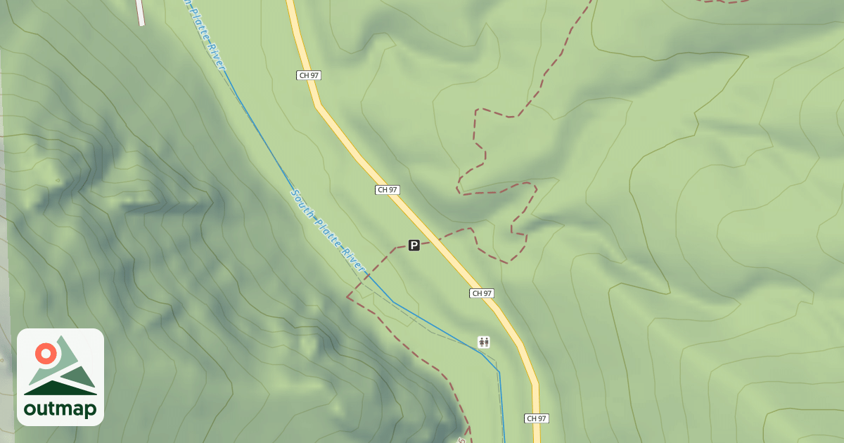 Map of COLORADO TRAIL PRKNG