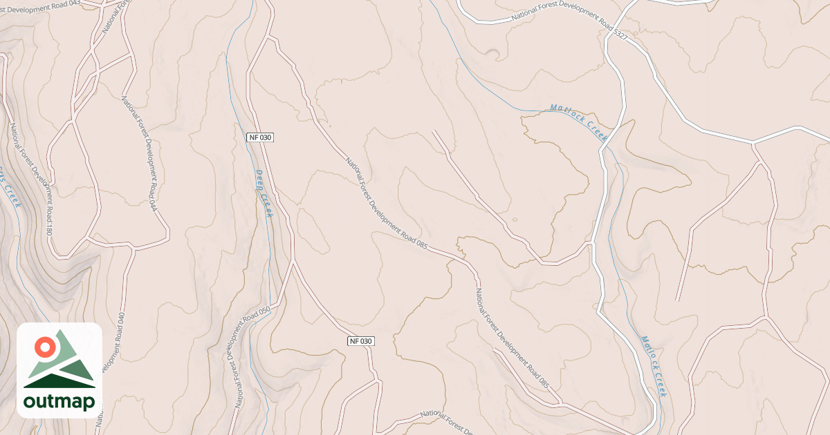 Map of USFS Motor Vehicle Use Map Roads {070C509B-7EAC-4D2A-9DA9-B025E34E9494}