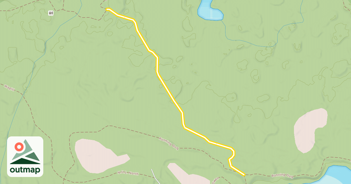 Map of Baker Springs