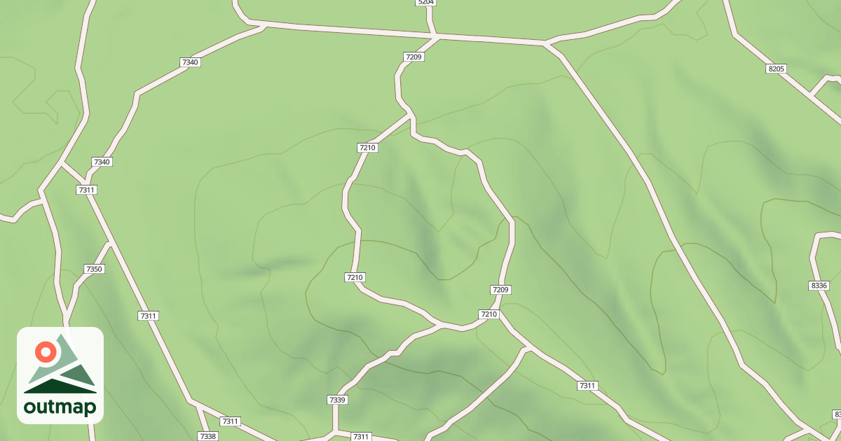 Map of USFS Motor Vehicle Use Map Trails 19009