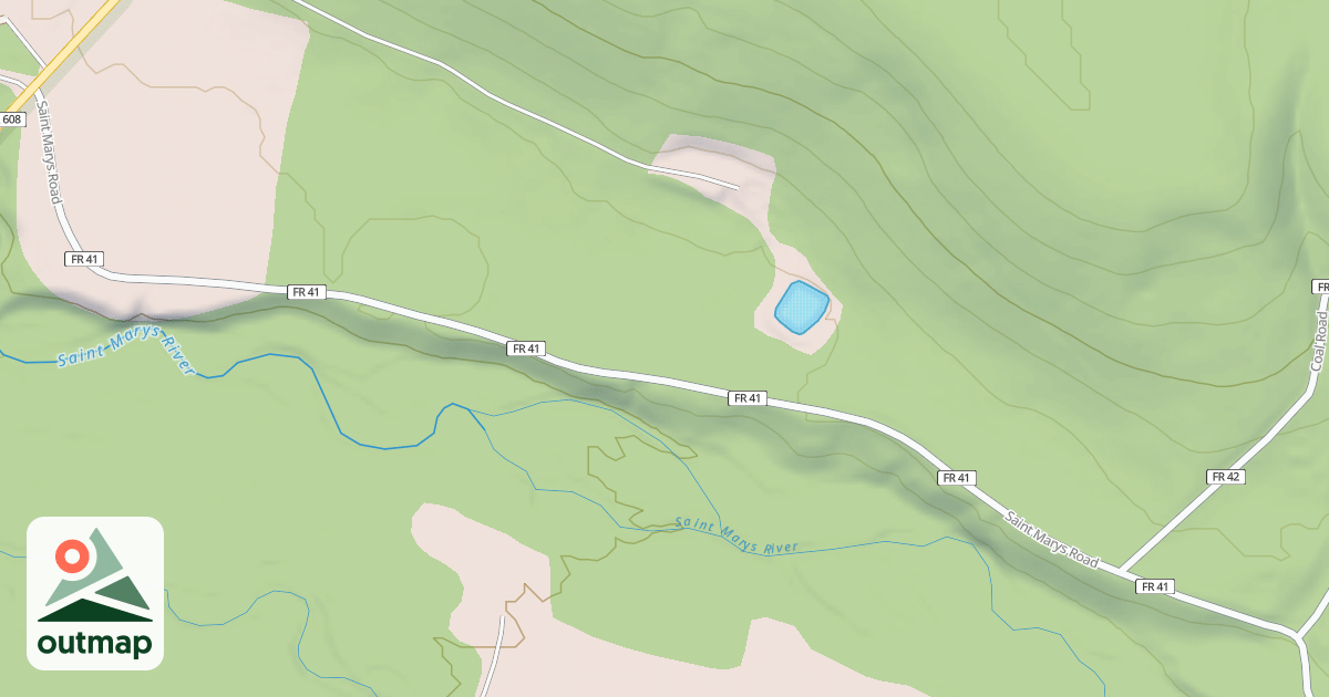 Map of ST MARYS RIVER