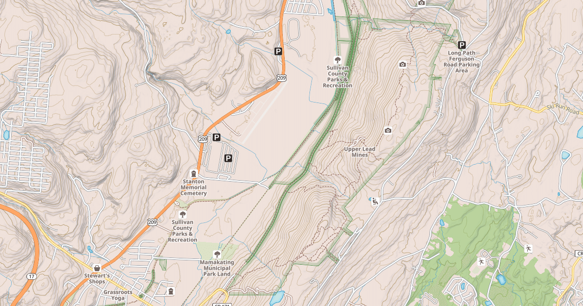 Map preview of Upper Railroad Trail