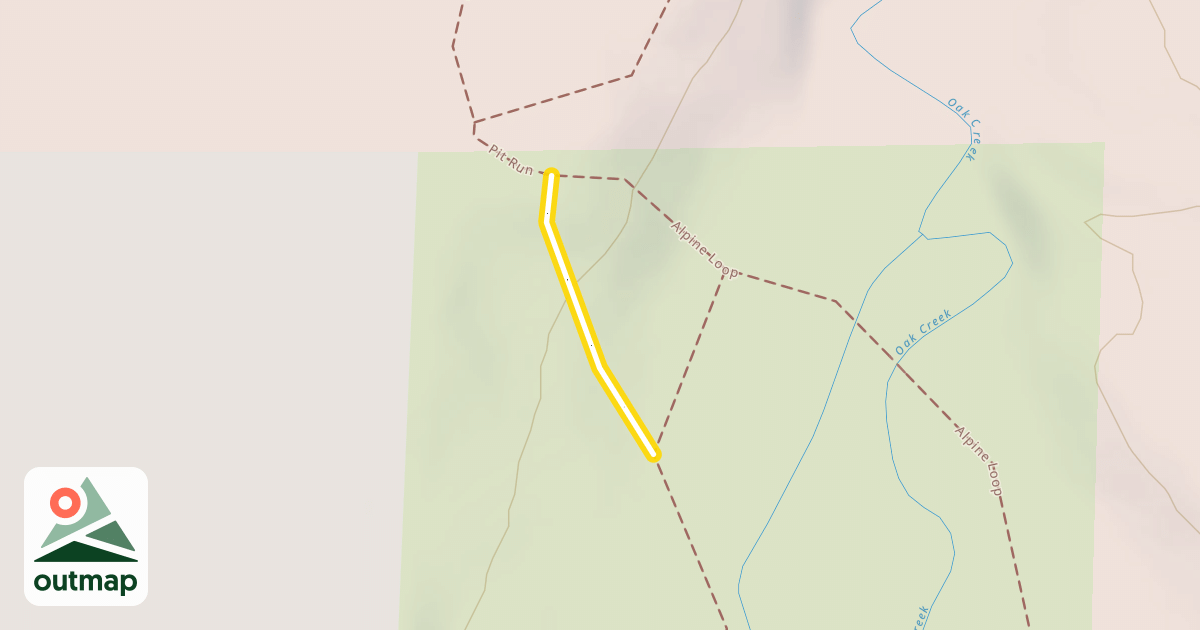Map of Alpine Loop
