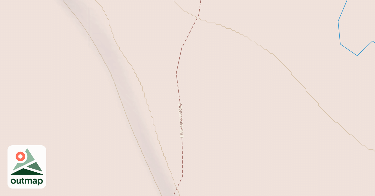 Map of Copper Lake Trail