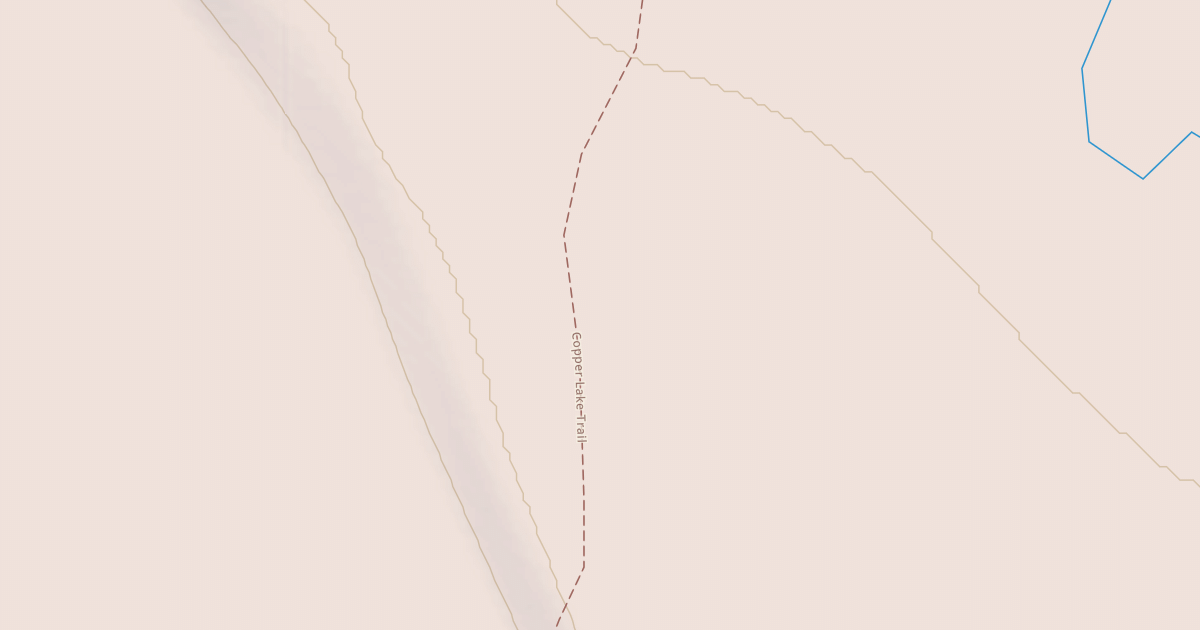 Map preview of Copper Lake Trail