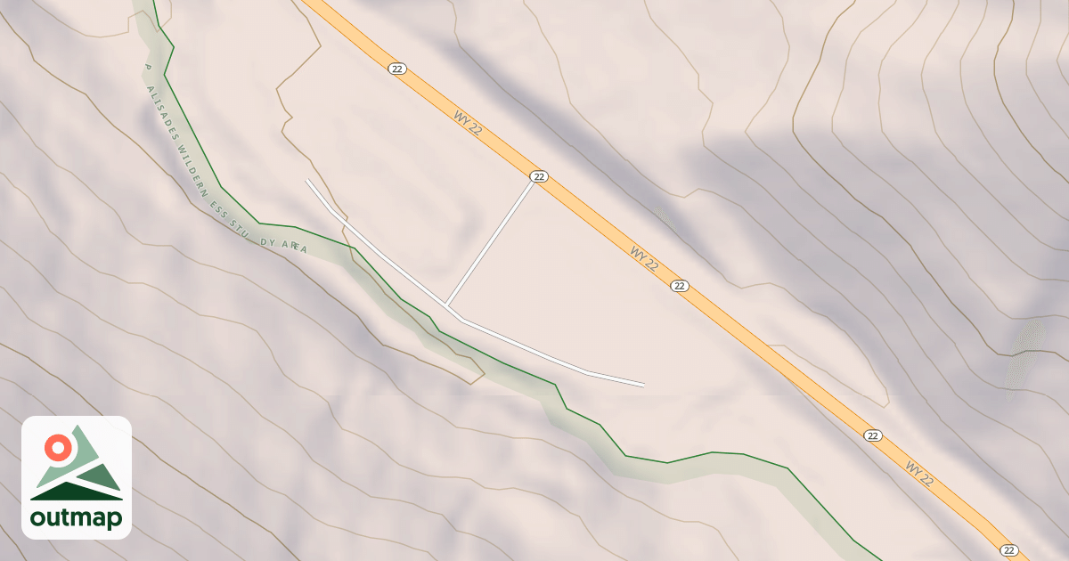 Map of HWY 22 SU