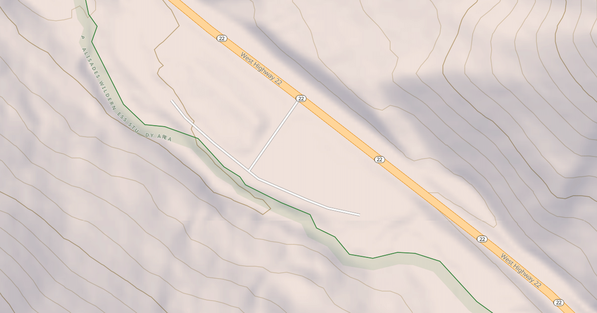 Map preview of HWY 22 SU