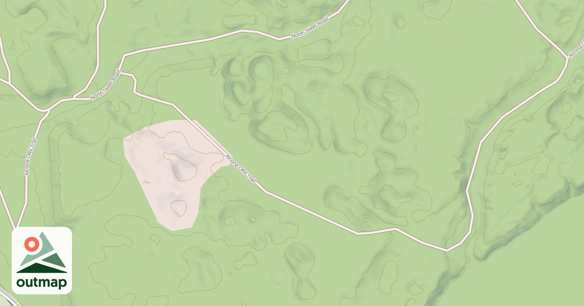 Map of Alcona Atv Trail