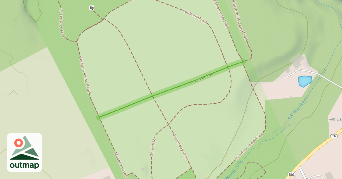 Map of Cross Trail