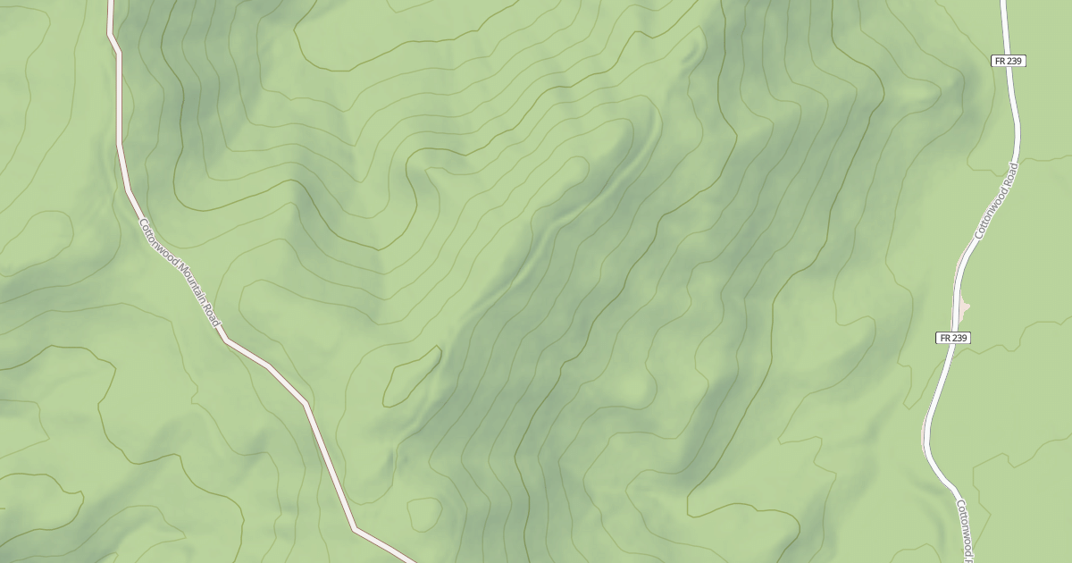 Map preview of COTTONWOOD MOUNTAIN A