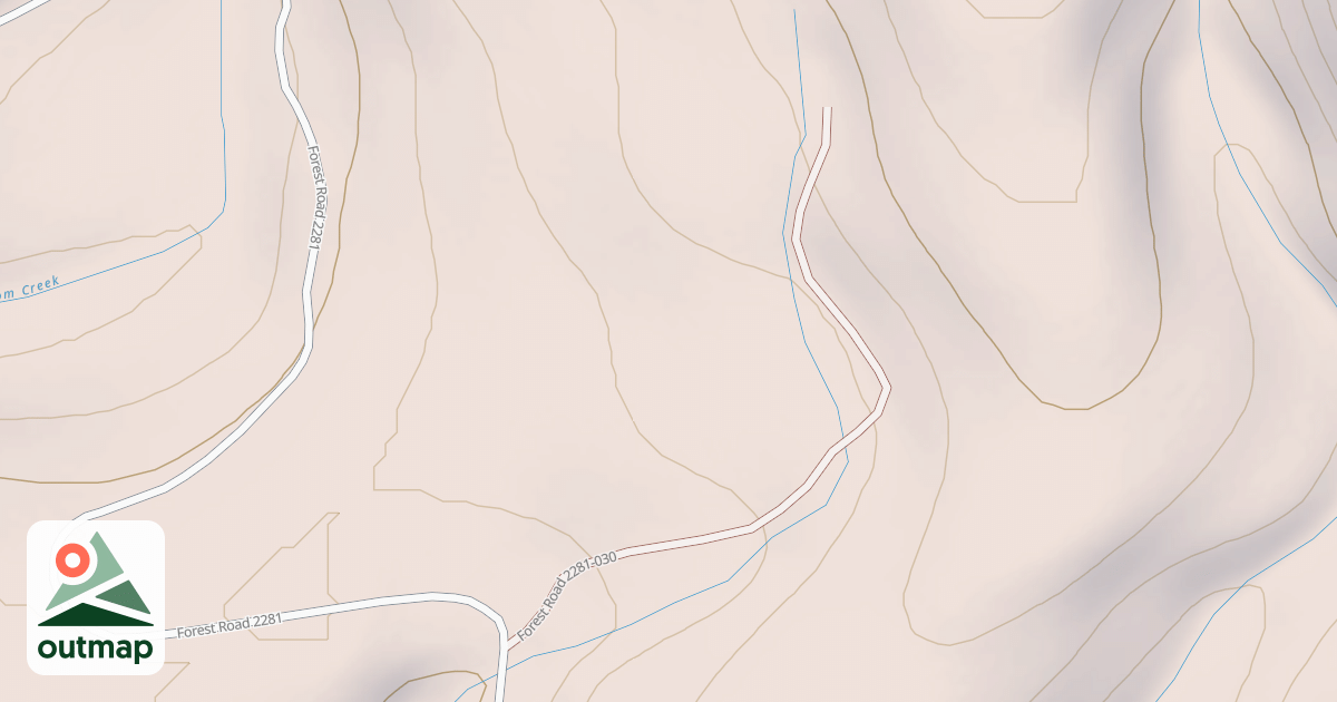 Map of USFS Motor Vehicle Use Map Roads {20DB80C0-79FE-4298-9CB2-755301788E1E}