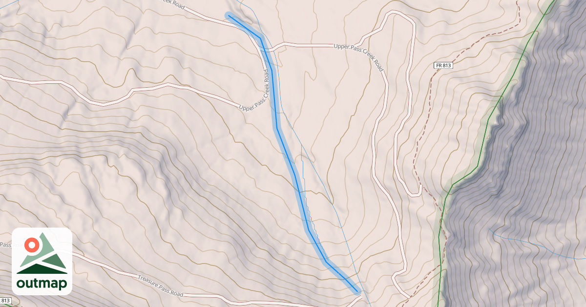 Map of Lower Sleeping Beauty