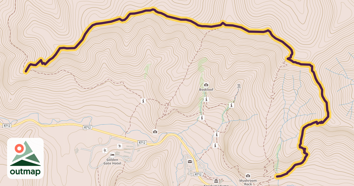 Map of Wodehouse Trail