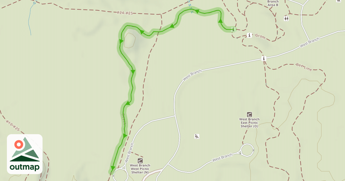 Map of Beach