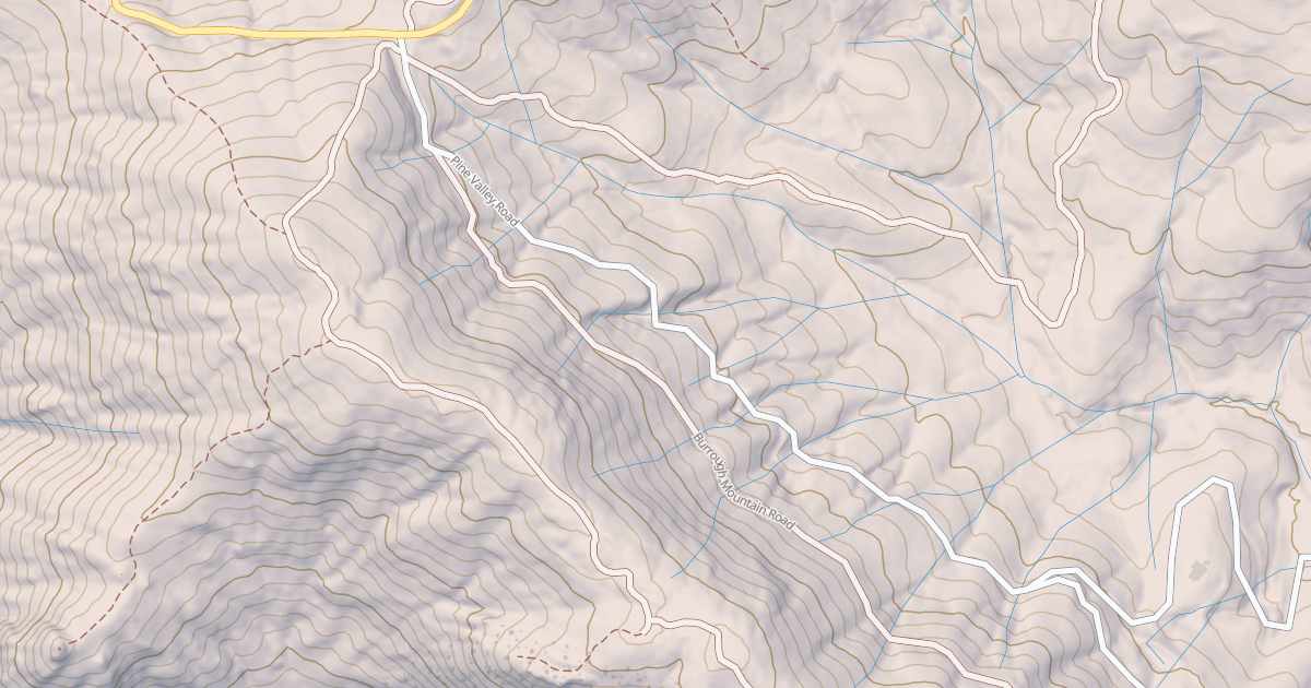 Map preview of BURROUGH MTN.