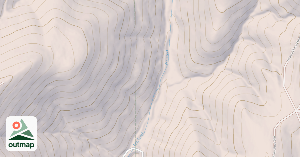 Map of USFS Motor Vehicle Use Map Trails 18060