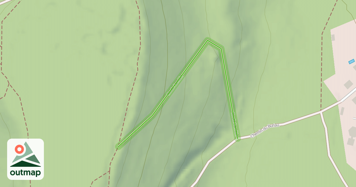 Map of Route Lambin