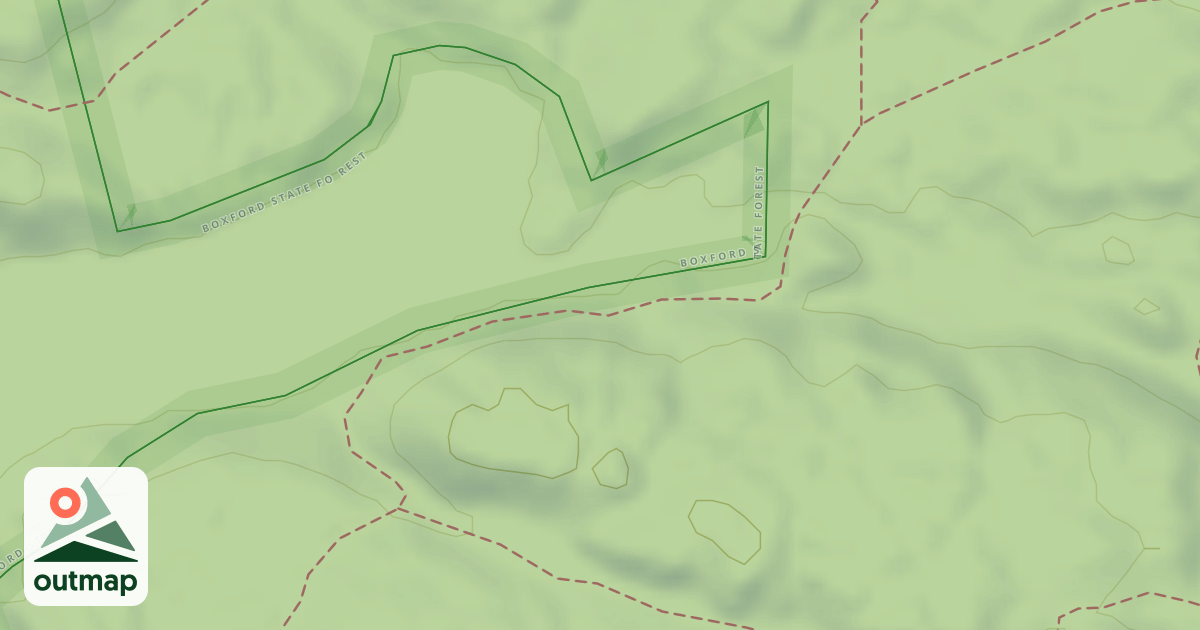 Map of Bald Hill Trail