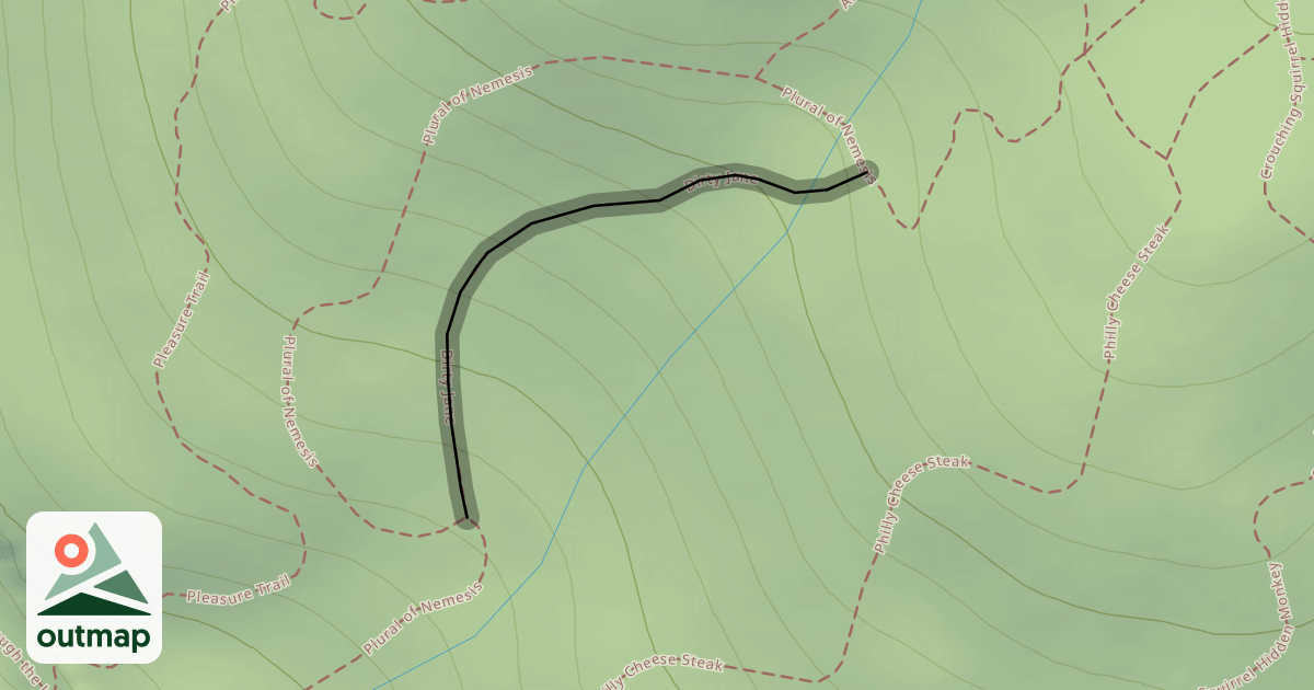Map of Dirty Jane