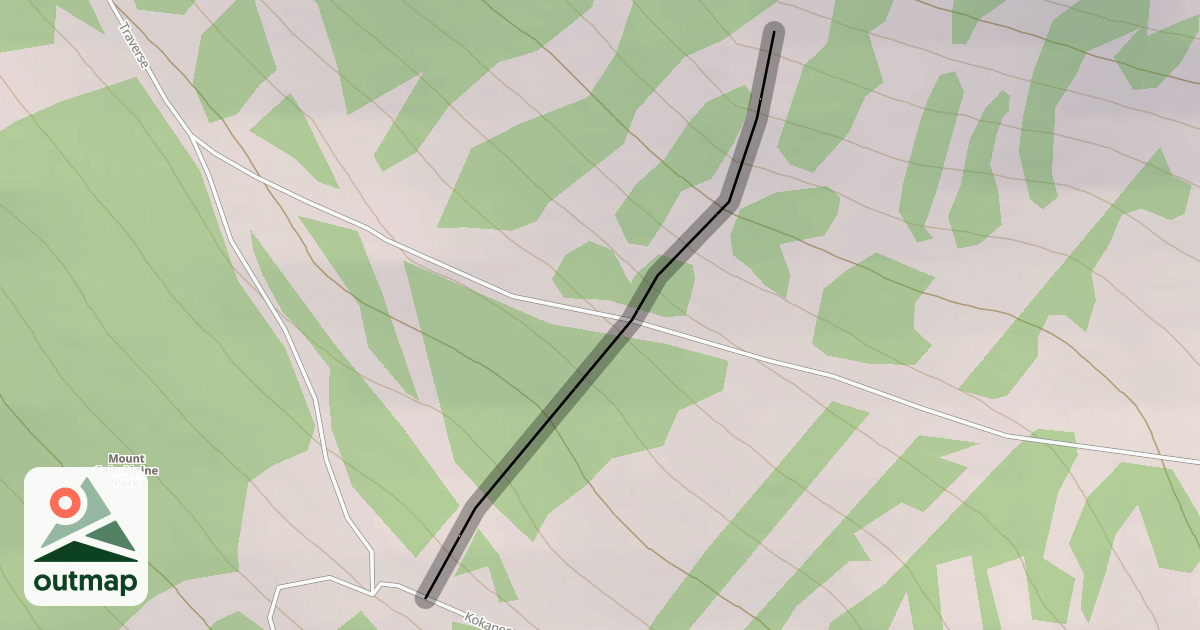 Map of Bucky's Bench
