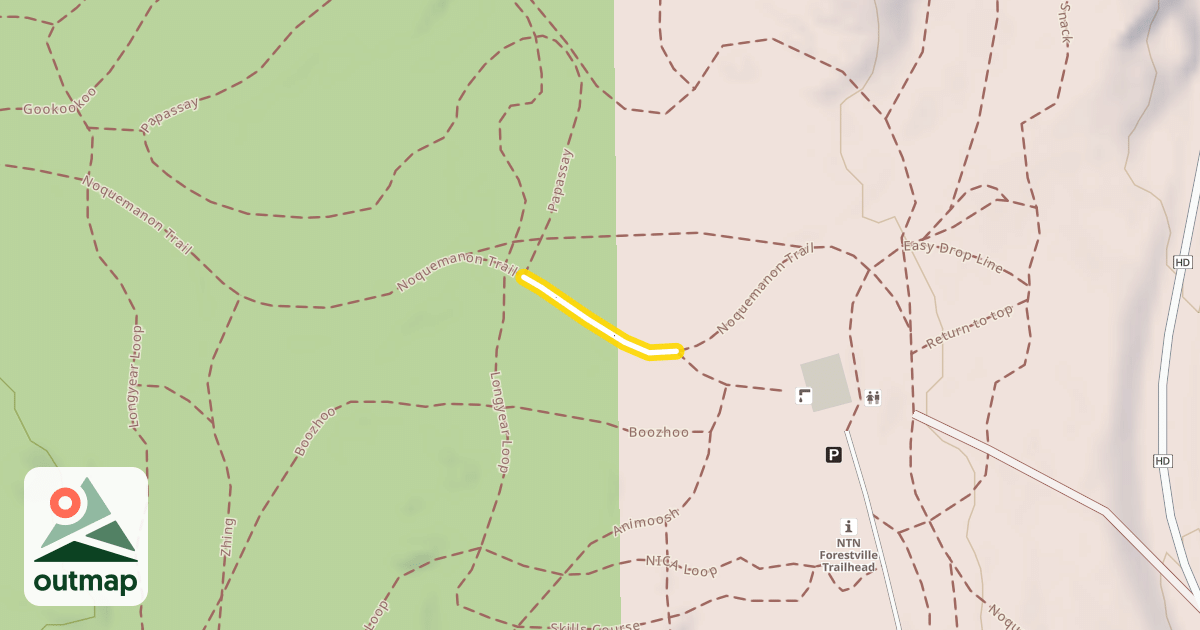 Map of Noquemanon Trail