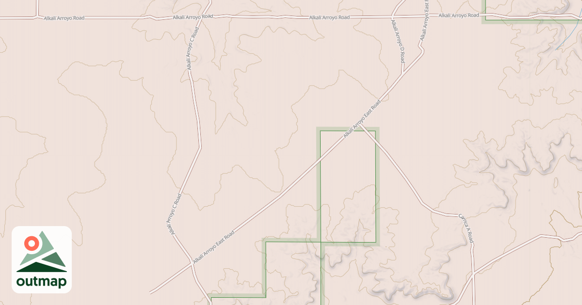 Map of ALKALI ARROYO E