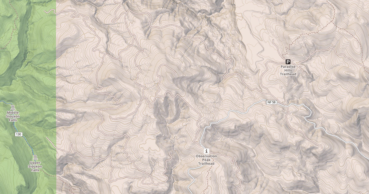 Map preview of DRY CREEK