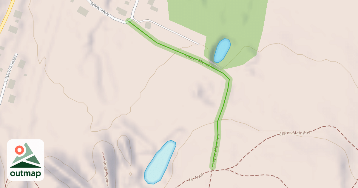 Map of Upper Mainline