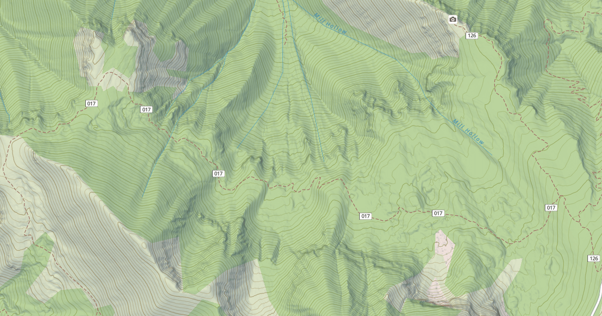 Map preview of Logan Dry-Mill Hollow