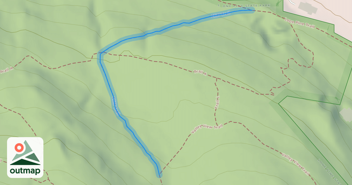 Map of Cliff Trail