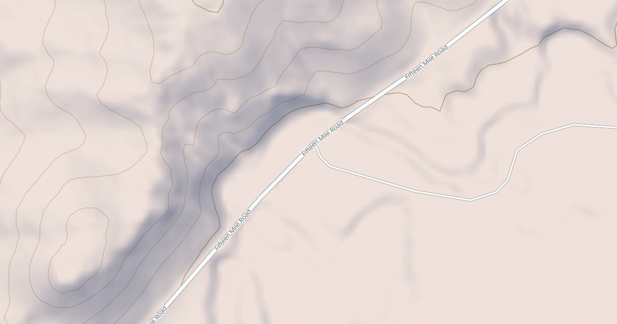 Map preview of FIFTEEN MILE