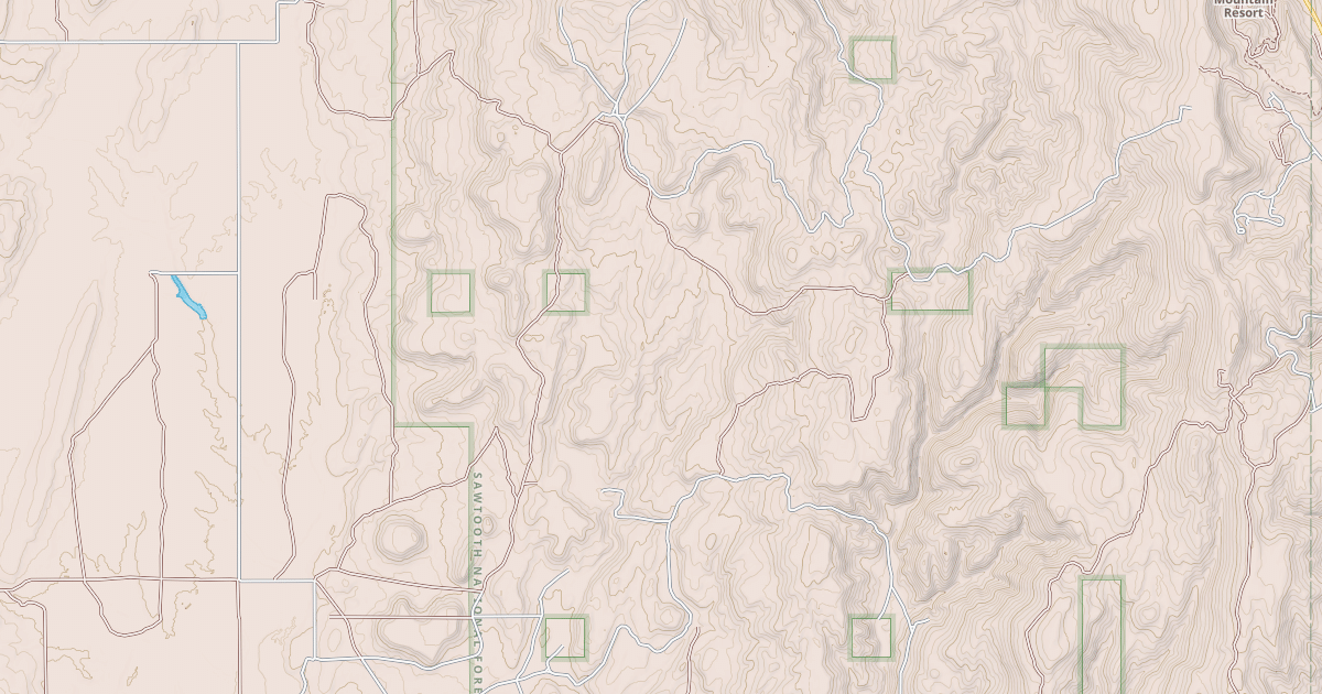 Map preview of LANGFORD FLAT