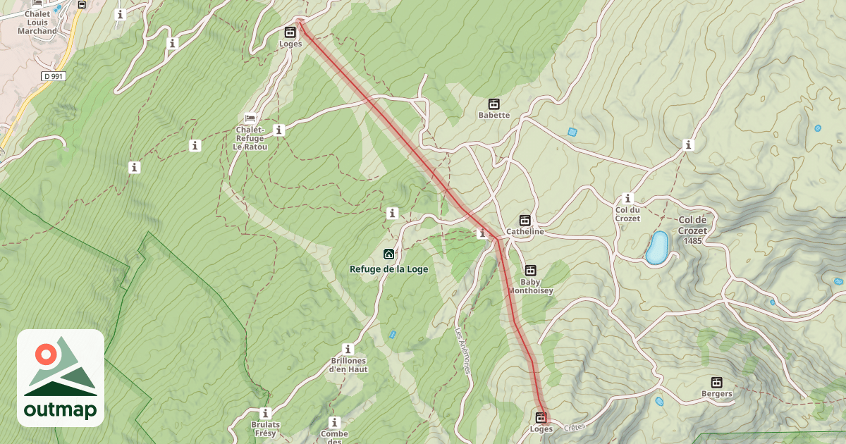 Map of Rhodos
